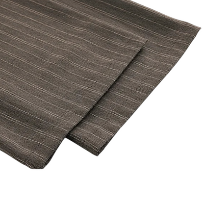 Pinstripe pleated pants