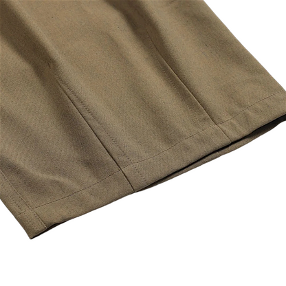 Oversized pleated wide leg pant